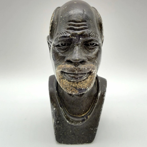 Vintage carved stone african - vintage,