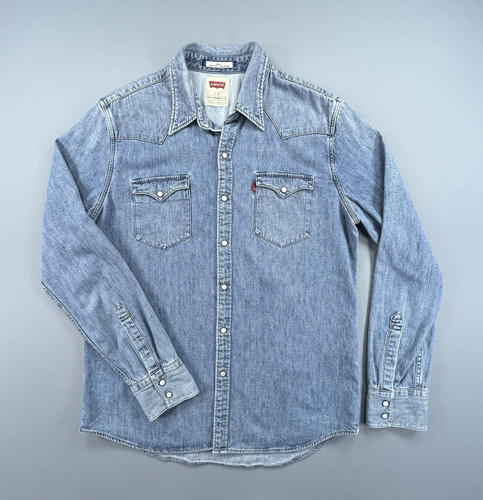 Levi denim western shirt - denim,