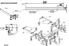 DETACHABLE Tow Bar For