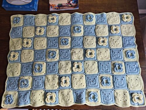 Handmade crochet granny square - granny,