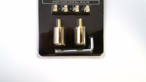 Sash window lock stop - window, in