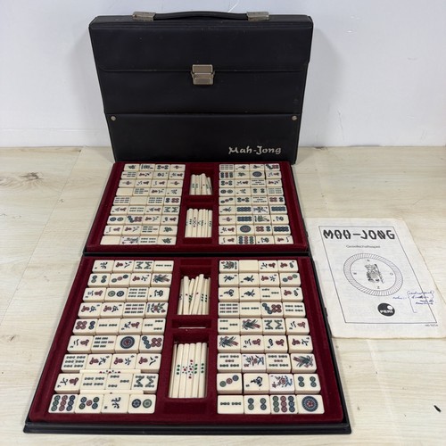 Vintage 1970s mah jong - mah, bamboo
