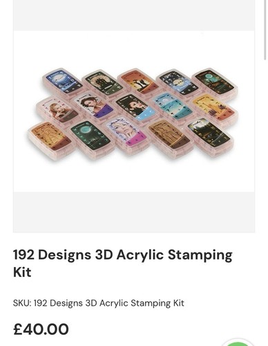 Stamping nail art - 3d,