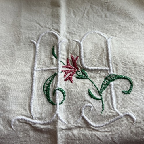 New vintage french - linen, metis