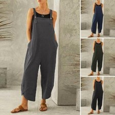 Ladies Womens Dungarees