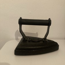 Antique Cast Iron Clothes Iron Press Flat Iron Paperweight 