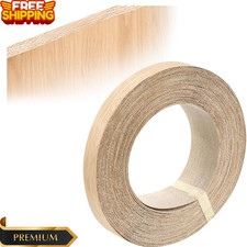 ADERTOS 19mm Real Oak Iron-On Edging Tape | 10m Wood Veneer Edge Banding