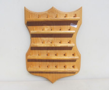 Retro Wooden Thimble Display Holder Rack Thimbles Wood Small Collectable Vintage