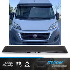 FOR FIAT DUCATO 2014 - 2023 STX EXTERIOR SUN VISOR WINDOW GUARD SHIELD IN BLACK