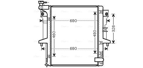 Ava engine cooling radiator - cooling,