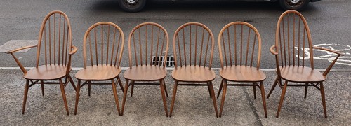 Set ercol chairs - set, 6