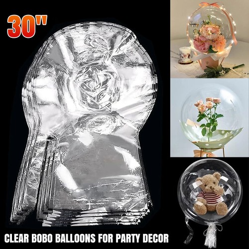 Clear bubble balloons - 30",