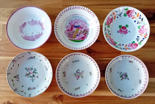 6 Antique Georgian Porcelain
