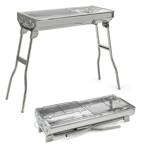 Folding bbq charcoal barbecue - folding,
