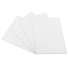 4 Pcs Square Mirrors Self Adhesive Acrylic Frameless Mirror Tiles for Wall