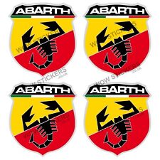 Car sticker x4 Abarth Logo