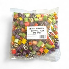 Mixed Fruit Chopped Rock Pieces Handmade Uk British Traditional Candy sweets