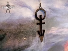 Prince Symbol Pendant - BLACK O+▶ - Large 8cm Size 💜 PURPLE FRIDAY SALE 💜