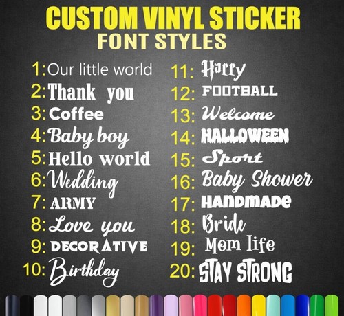 Personalised name vinyl - personalised,