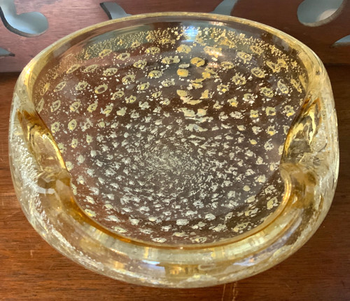 Murano art yellow glass - murano,
