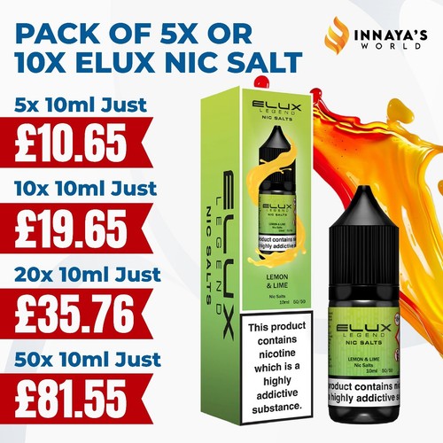 Elux nic salt 10ml - 10ml, e