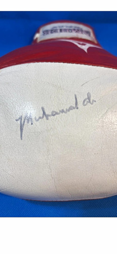 Muhammad ali signed - muhammad, glove.