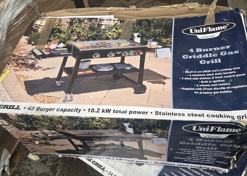 Burner griddle gas grill - 4,