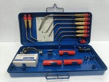 UNITOR X21 OXY ACETYLENE WELDING CUTTING TORCH KIT TIPS & ACCESSORIES INCOMPLETE