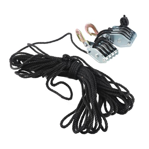 Rope hoist pulley system 1 - rope, 8:1