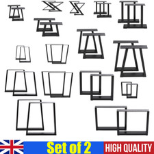 2x Industrial Steel Table Legs