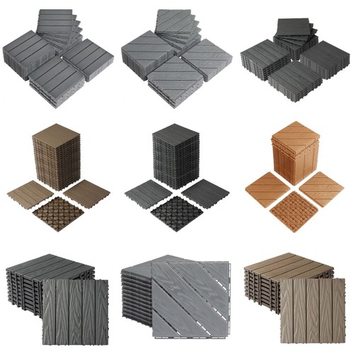 27x plastic patio - patio, tiles