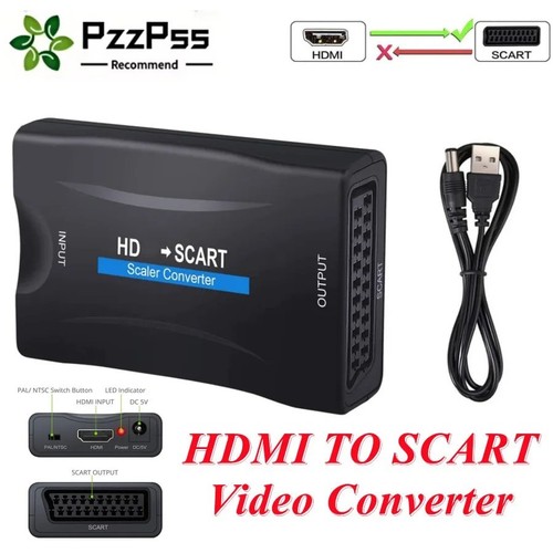 Hdmi scart 1080p video - to,