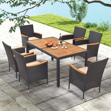 6 Seater Rattan Garden