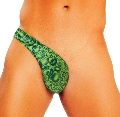 String mens green - g-string, thong