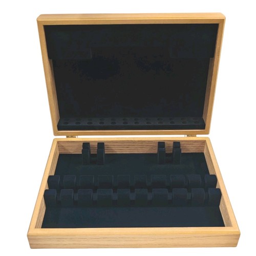Oak cutlery canteen box empty - ,