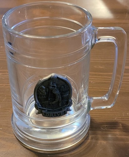 Vintage beer mug tankard clear - mug,