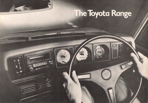 Toyota range 1975 1976 - range, 1975-1976