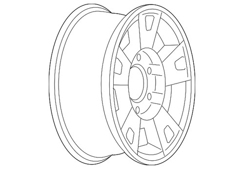 Genuine wheel alloy - genuine, gm
