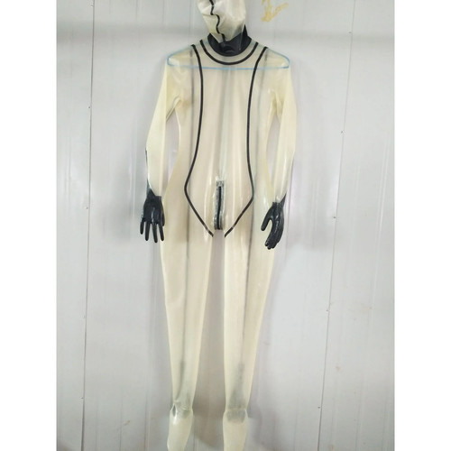 Latex rubber gummi catsuit - rubber,