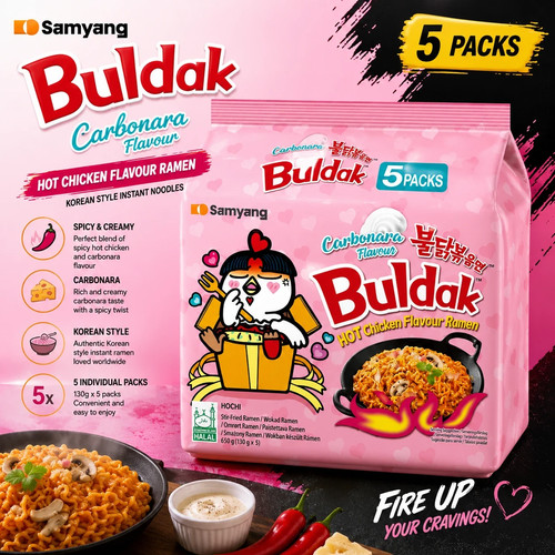 Samyang buldak hot chicken - samyang,