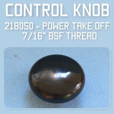Control knob PTO power take