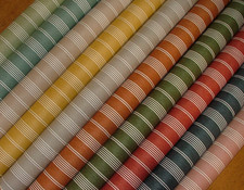 Herringbone Woven Stripe Cotton Blend Fabric Curtain Upholstery Cushion Blind