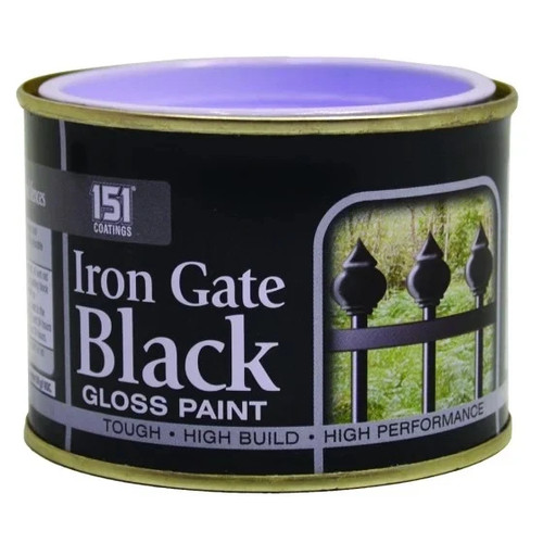 Iron gate black gloss - gate,