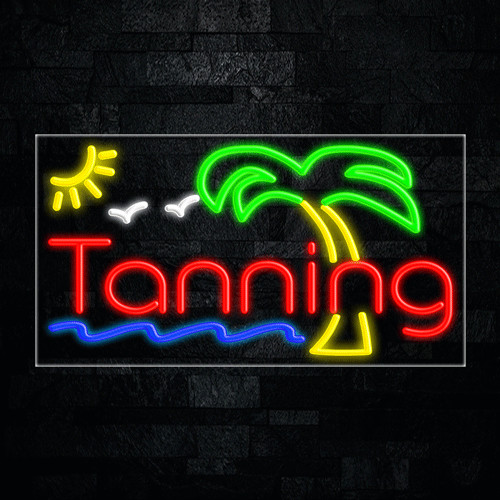 Tanning led neon - tanning, x