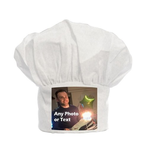 Personalised chefs chef hat - personalised, chef's