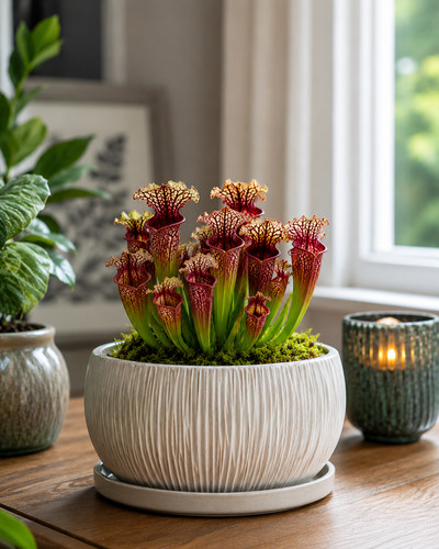 Sarracenia trumpet pitcher - sarracenia, pitcher'