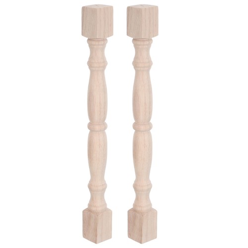 2pcs square wood spindles for - square,