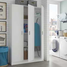 VITA White Storage Cupboard 3