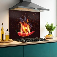Printed Glass Kitchen