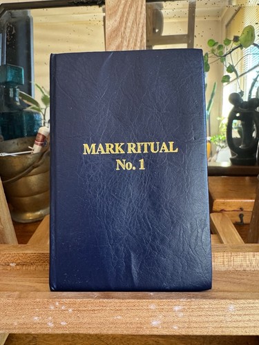 Mark ritual masonic book - ritual,